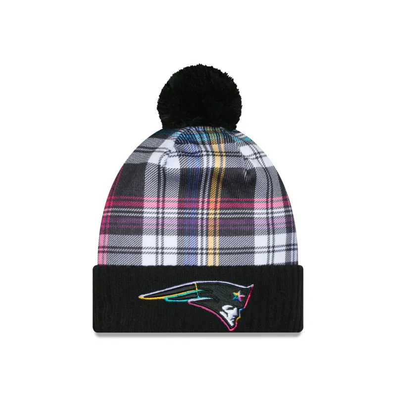 New England Patriots 2024 Crucial Catch Sport Pom Knit Hat sold by New Era