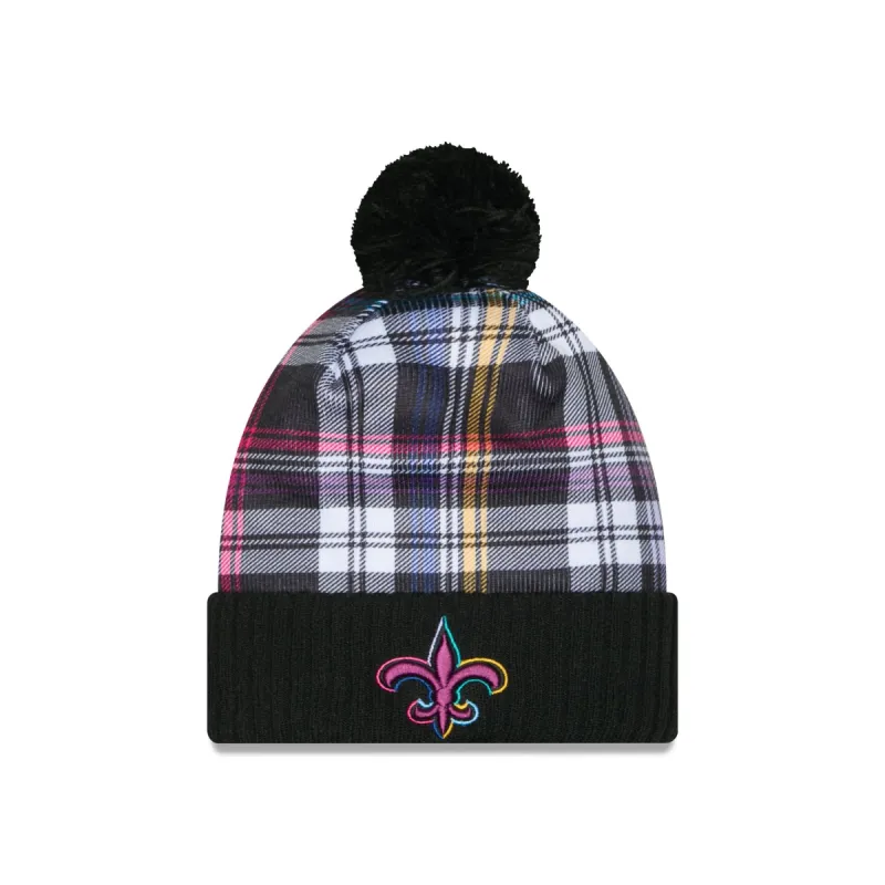 New Orleans Saints 2024 Crucial Catch Sport Pom Knit Hat sold by New Era