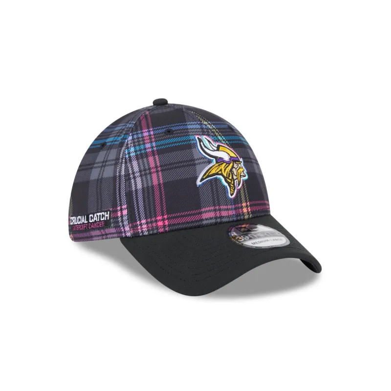 Minnesota Vikings 2024 Crucial Catch 39THIRTY Stretch Fit Hat made by New Era