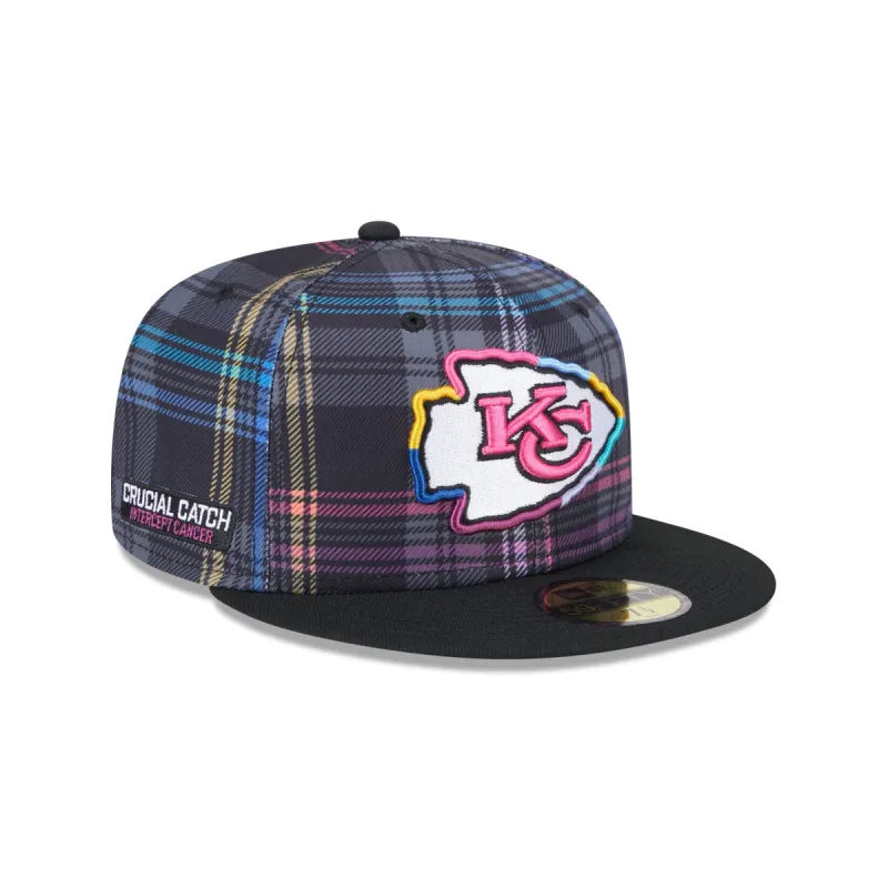 Kansas City Chiefs 2024 Crucial Catch 59FIFTY Fitted Hat sold by New Era