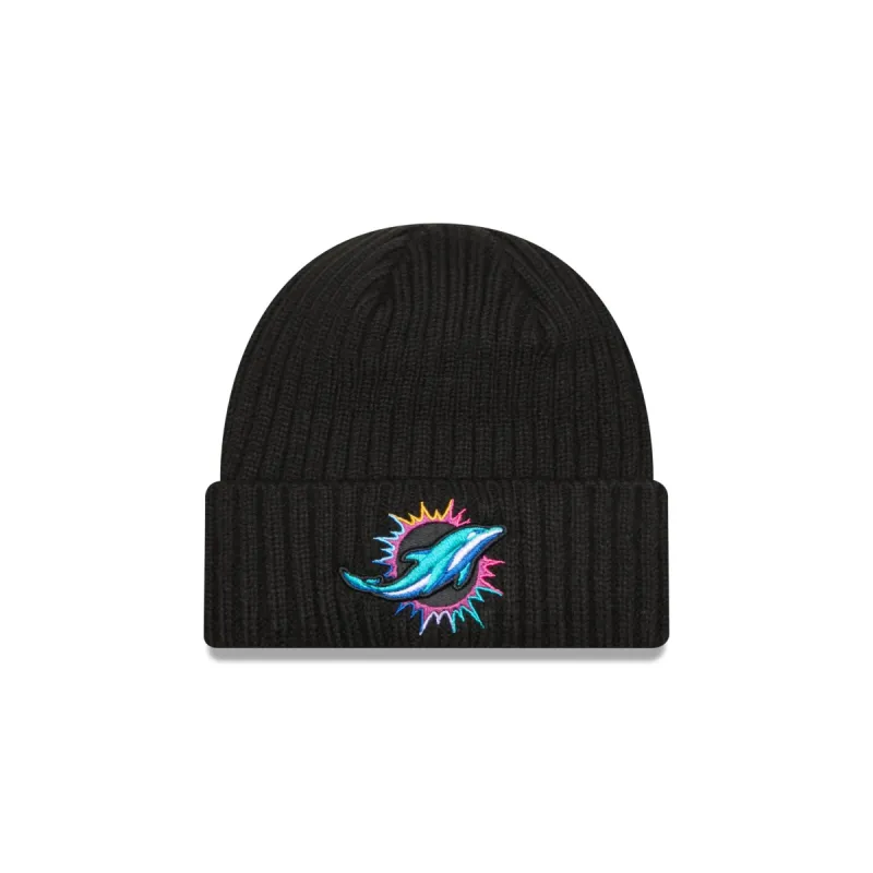 Miami Dolphins 2024 Crucial Catch Tech Knit Hat sold by New Era