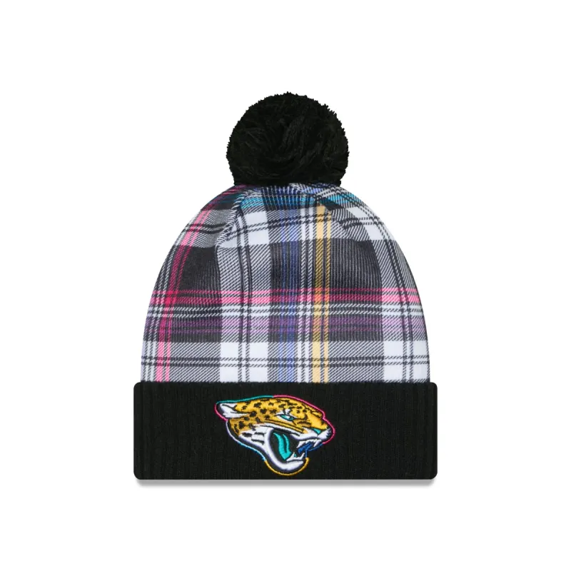 Jacksonville Jaguars 2024 Crucial Catch Sport Pom Knit Hat sold by New Era