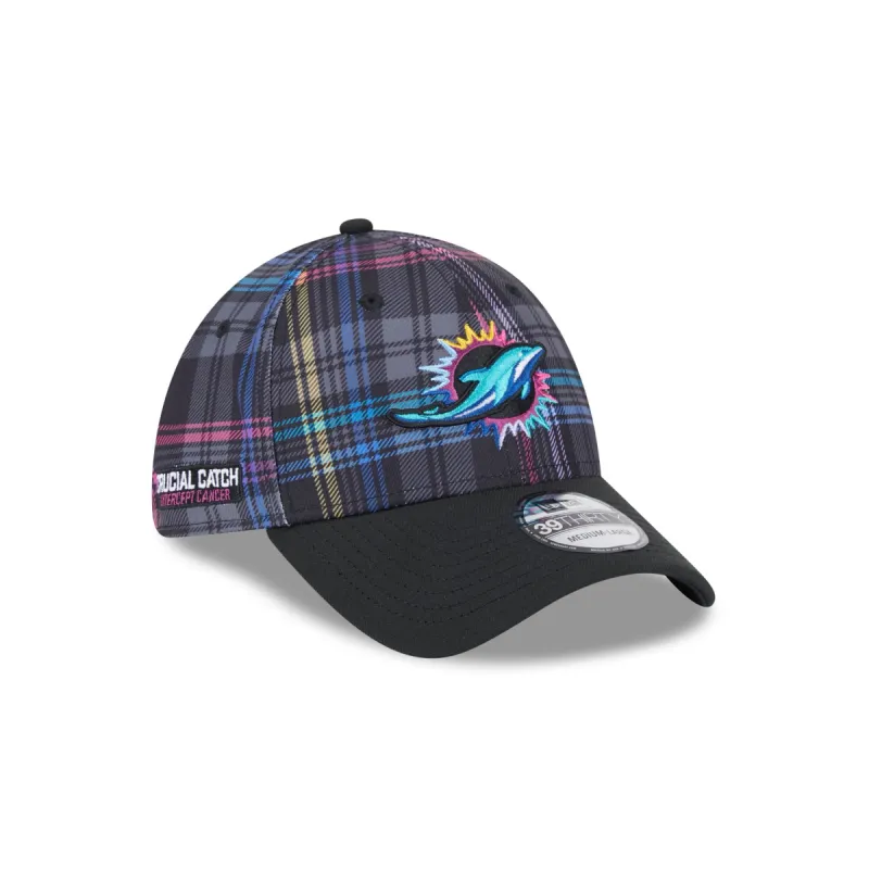 Miami Dolphins 2024 Crucial Catch 39THIRTY Stretch Fit Hat sold by New Era