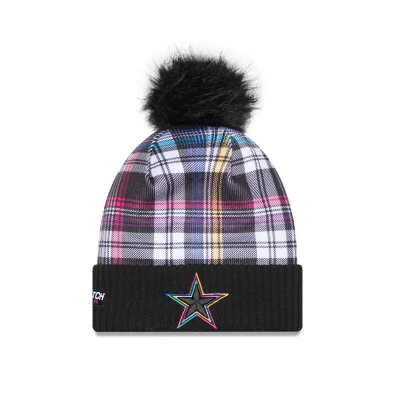 Dallas Cowboys 2024 Crucial Catch Women's Pom Knit Hat sold by New Era
