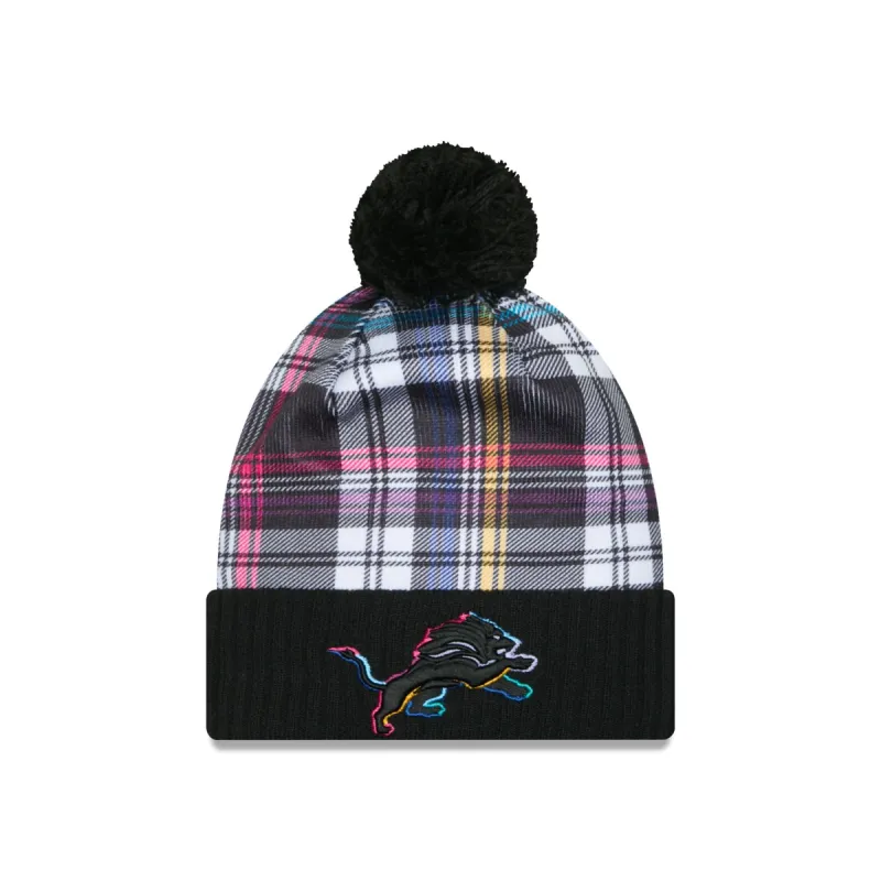 Detroit Lions 2024 Crucial Catch Sport Pom Knit Hat sold by New Era