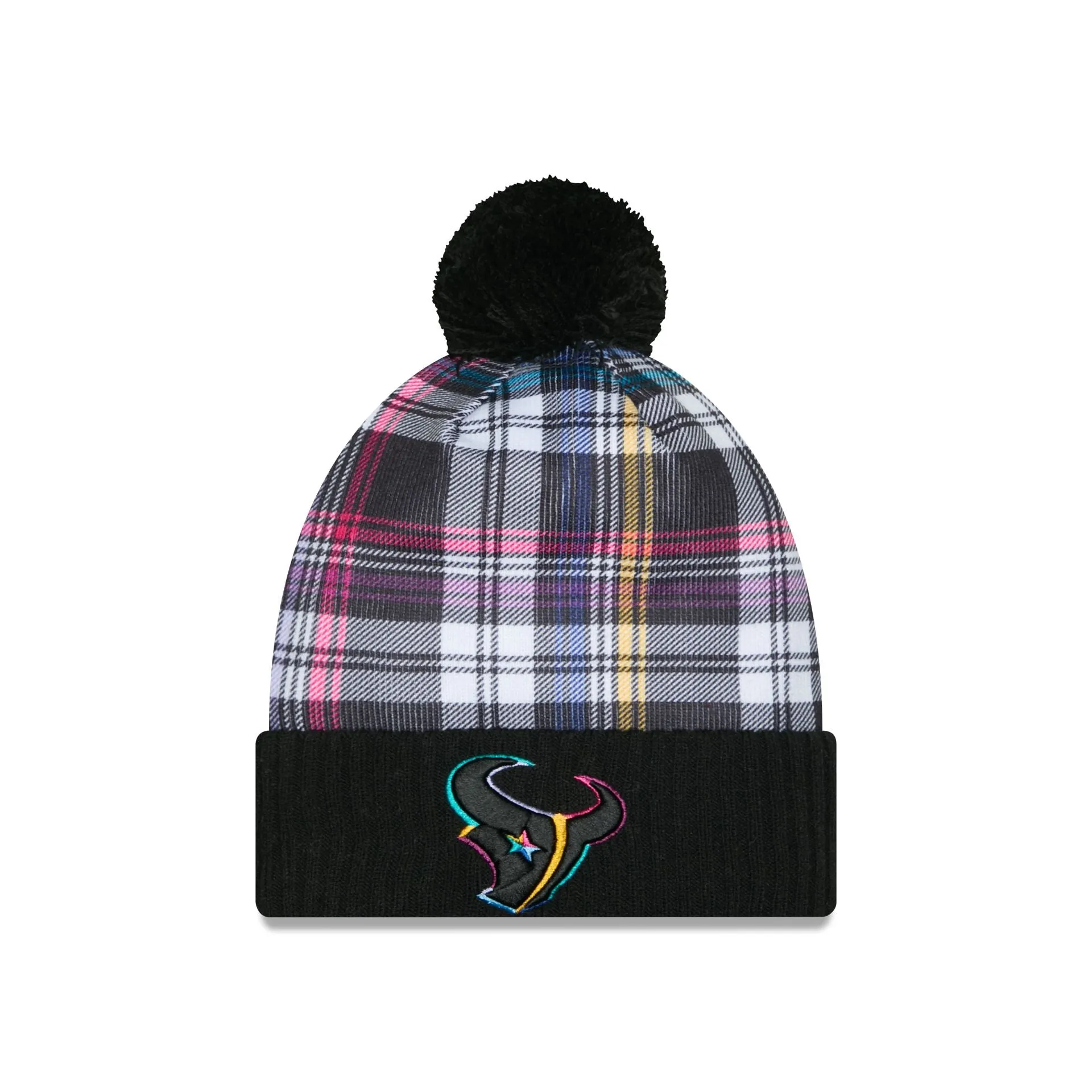 Houston Texans 2024 Crucial Catch Sport Pom Knit Hat sold by New Era