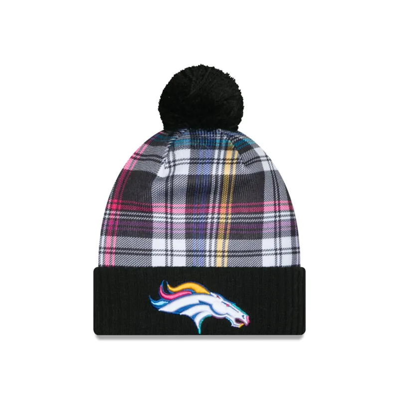 Denver Broncos 2024 Crucial Catch Sport Pom Knit Hat sold by New Era