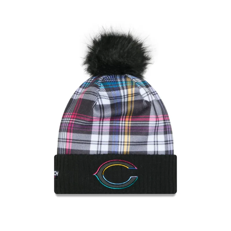 Chicago Bears 2024 Crucial Catch Women's Pom Knit Hat sold by New Era