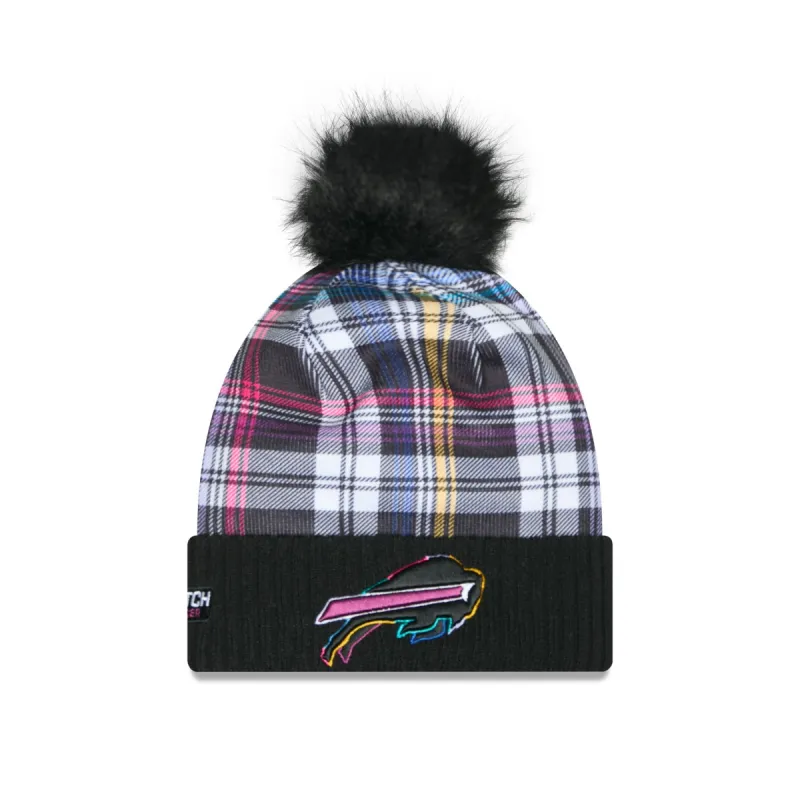 Buffalo Bills 2024 Crucial Catch Women's Pom Knit Hat sold by New Era
