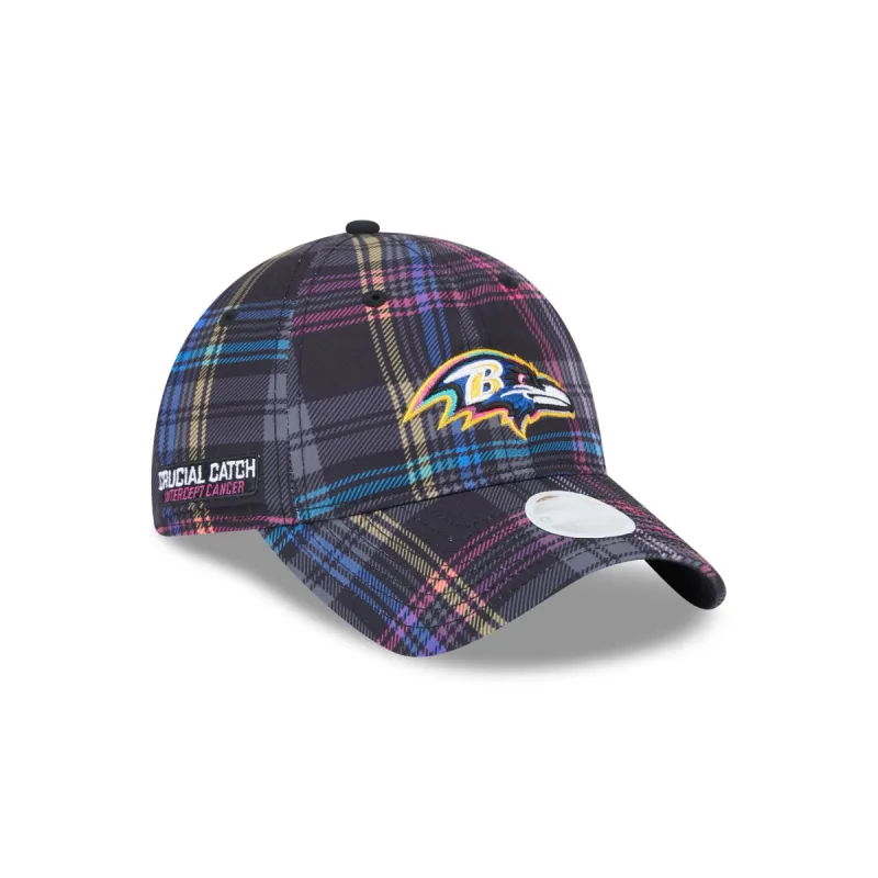 Baltimore Ravens 2024 Crucial Catch Women's 9TWENTY Adjustable Hat sold by New Era