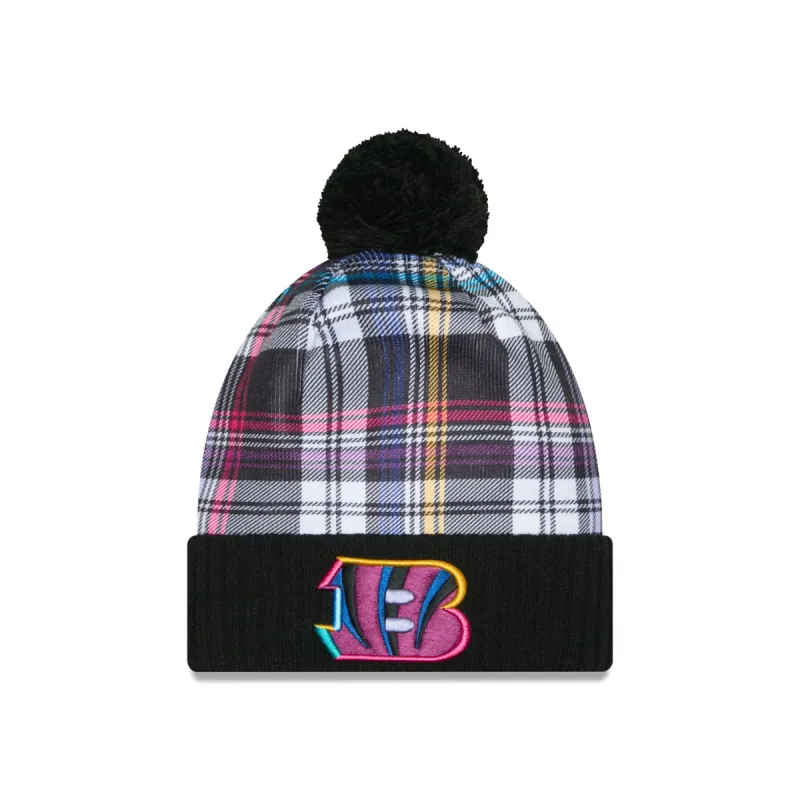 Cincinnati Bengals 2024 Crucial Catch Sport Pom Knit Hat sold by New Era