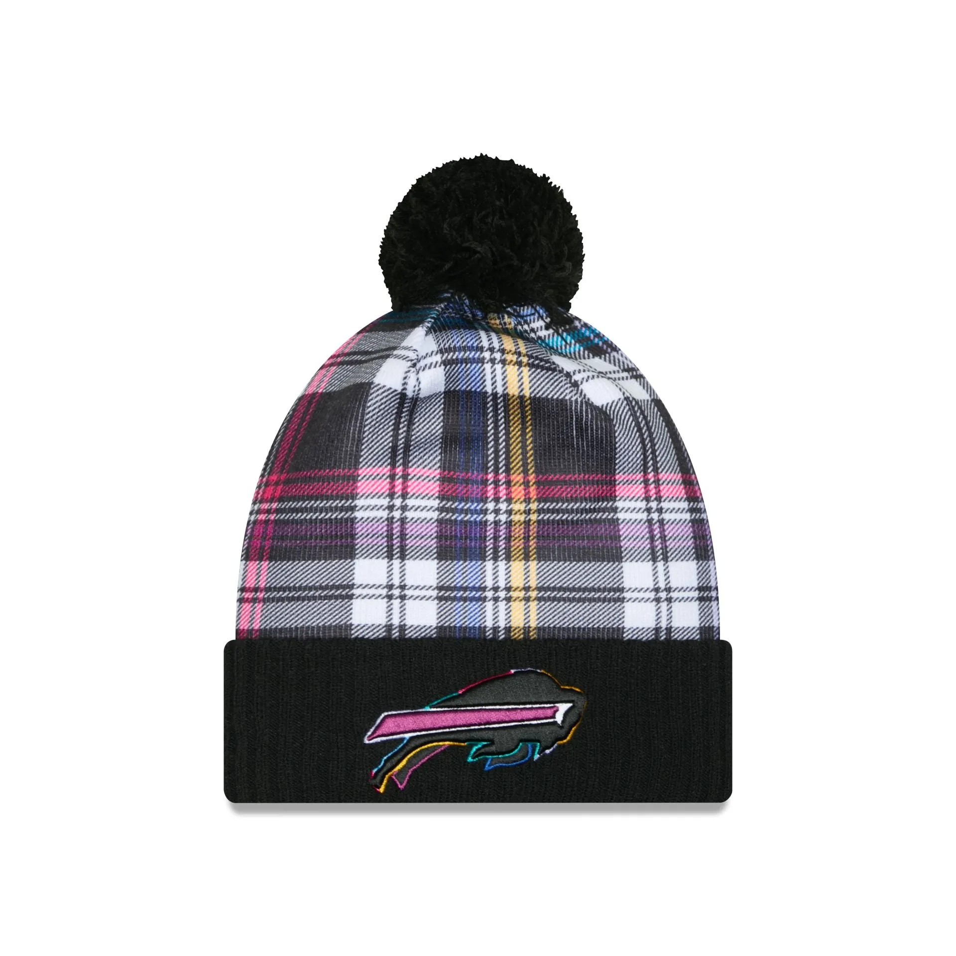 Buffalo Bills 2024 Crucial Catch Sport Pom Knit Hat sold by New Era