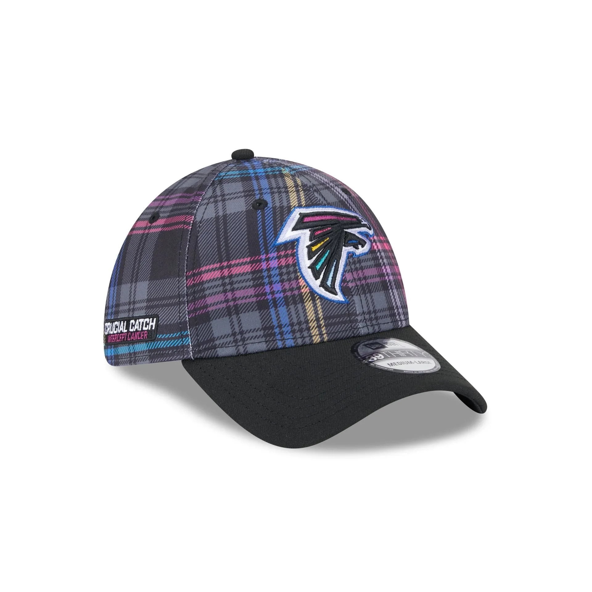 Atlanta Falcons 2024 Crucial Catch 39THIRTY Stretch Fit Hat sold by New Era