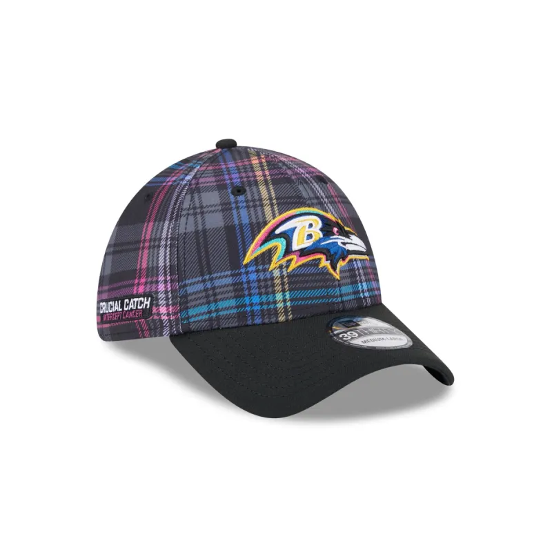 Baltimore Ravens 2024 Crucial Catch 39THIRTY Stretch Fit Hat sold by New Era