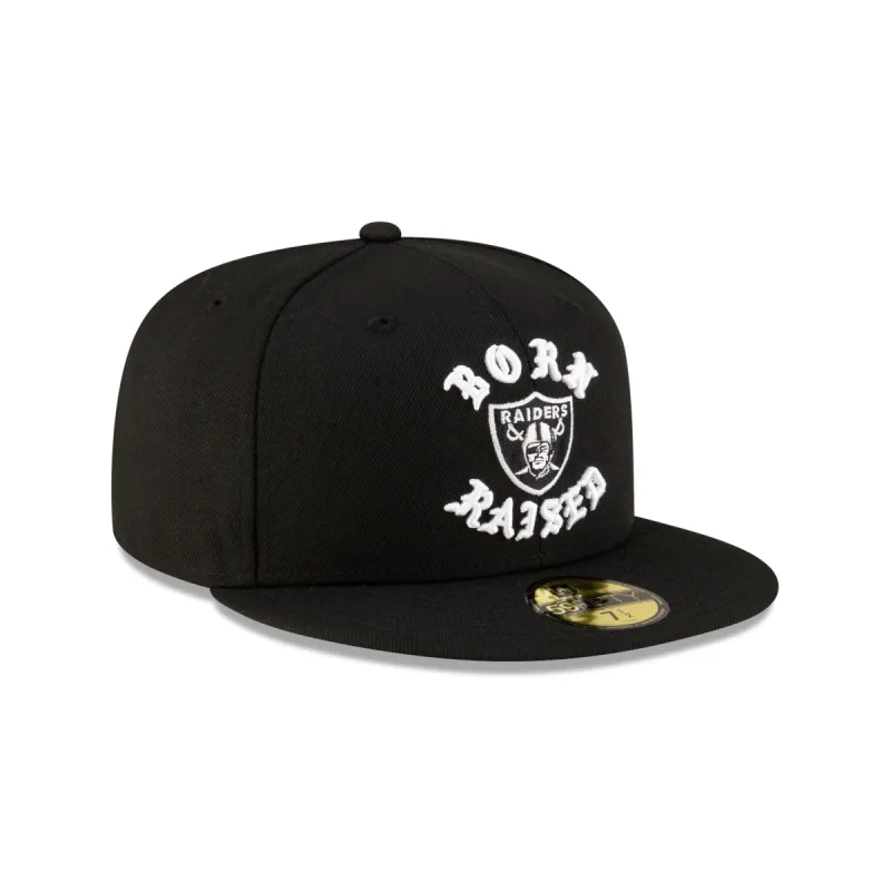 Born x Raised Las Vegas Raiders Black 59FIFTY Fitted sold by New Era