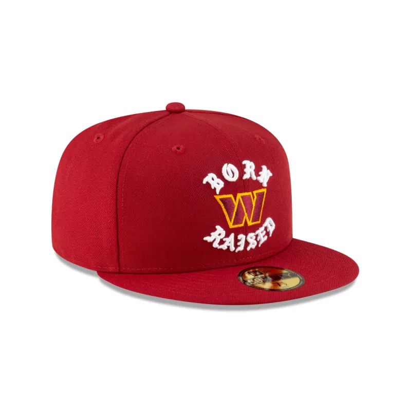 Born x Raised Washington Commanders 59FIFTY Fitted sold by New Era