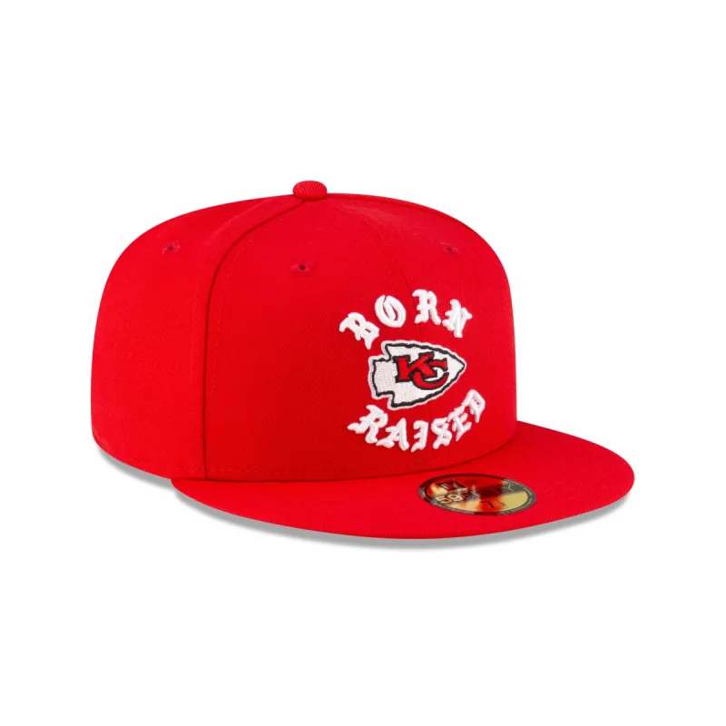 Born x Raised Kansas City Chiefs 59FIFTY Fitted made by New Era