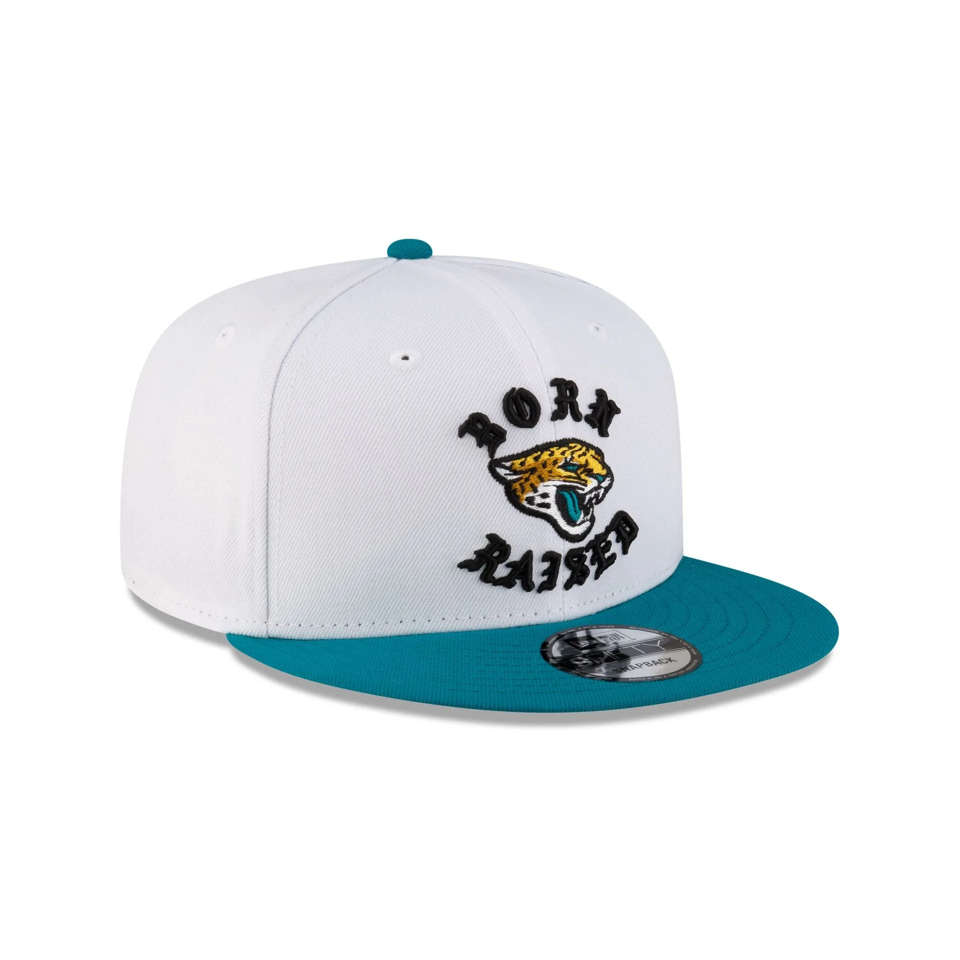 Born x Raised Jacksonville Jaguars White 9FIFTY Snapback sold by New Era