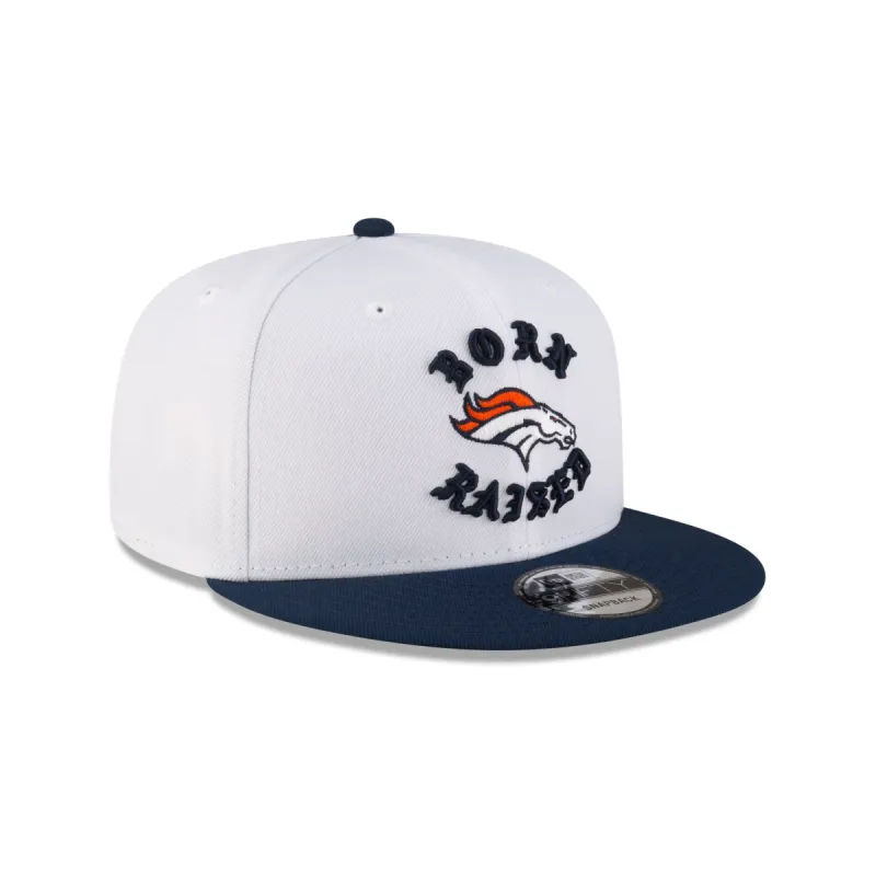 Born x Raised Denver Broncos White 9FIFTY Snapback sold by New Era