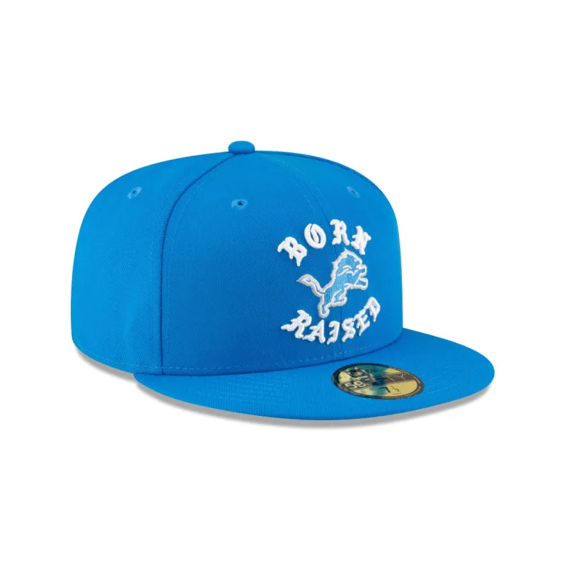 Born x Raised Detroit Lions 59FIFTY Fitted sold by New Era