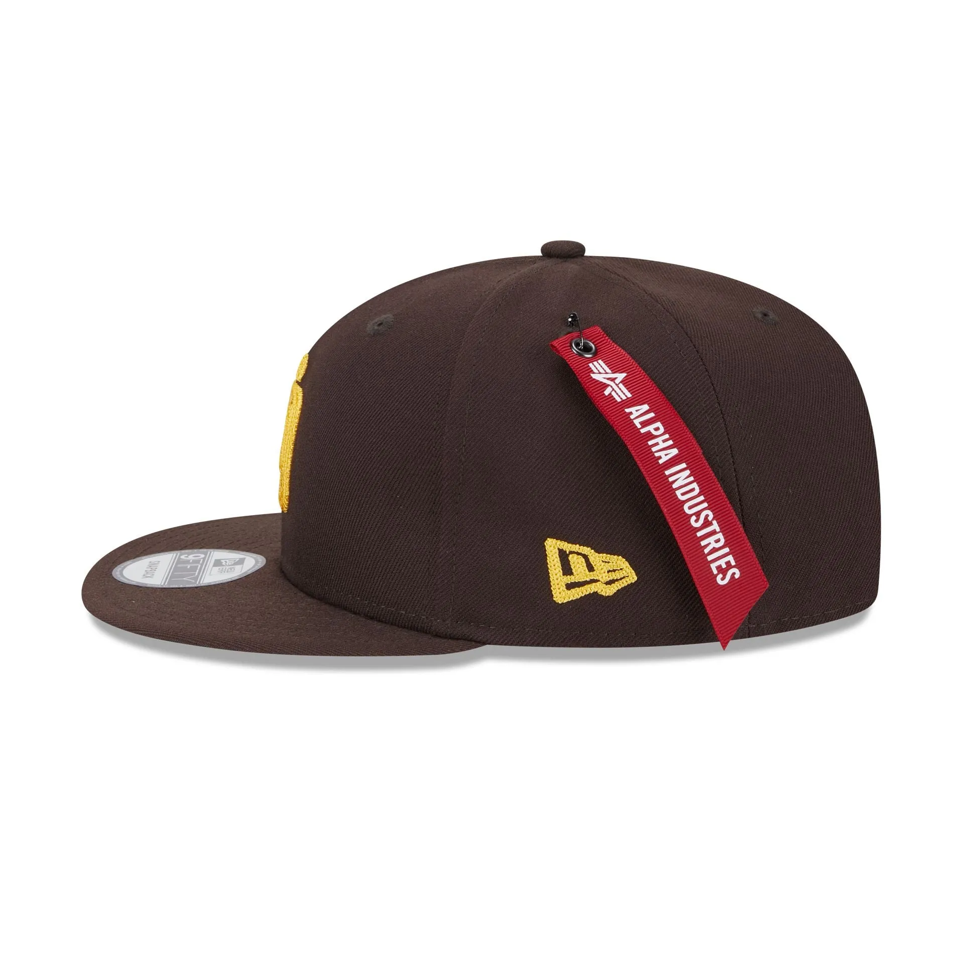 Alpha Industries x San Diego Padres Brown 9FIFTY Snapback Hat sold by New Era product image thumbnail 4