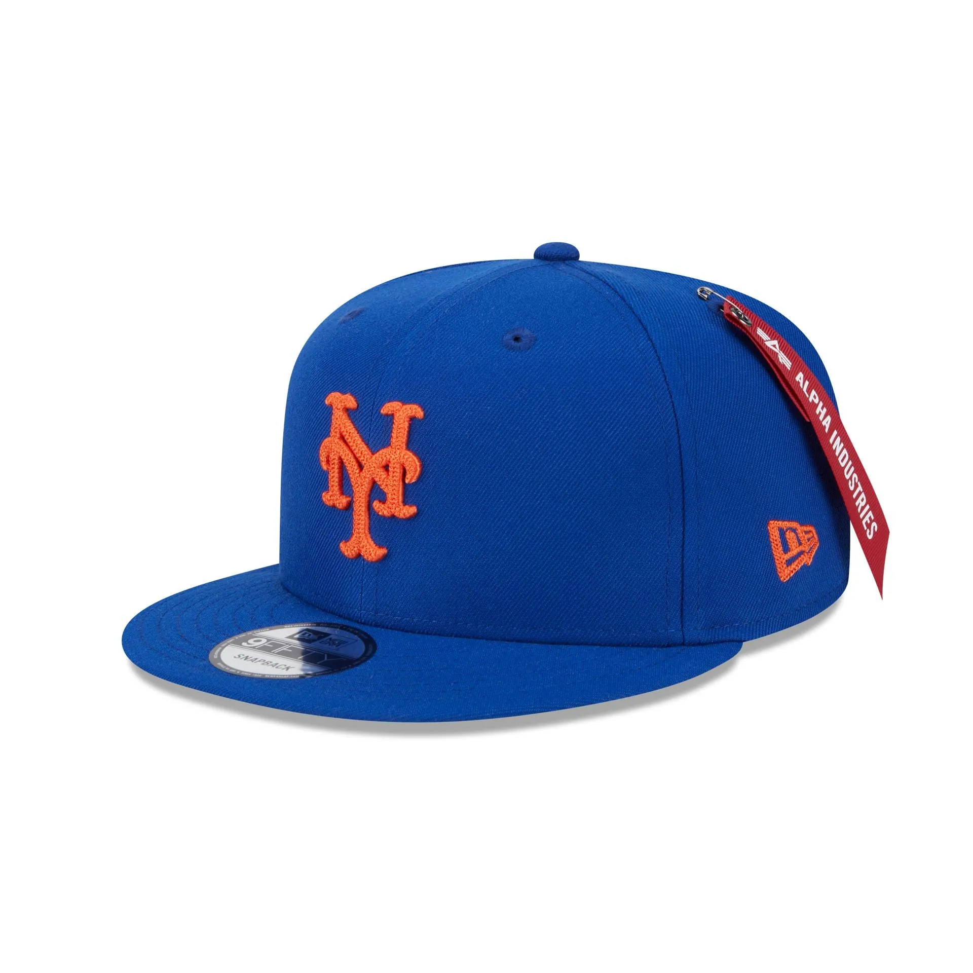 Alpha Industries x New York Mets Blue 9FIFTY Snapback Hat sold by New Era
