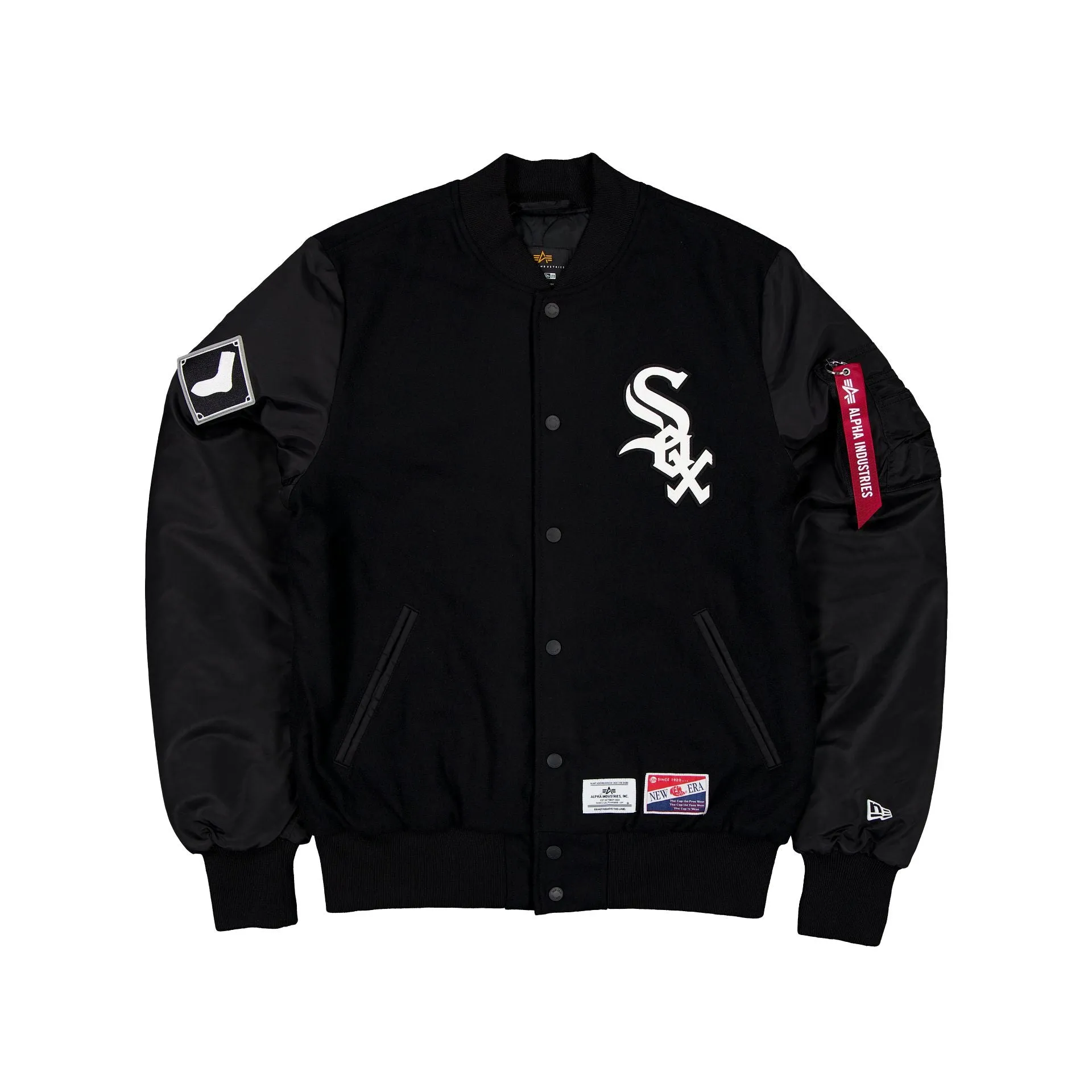 Alpha Industries x Chicago White Sox MA-1 Wool Varsity Jacket sold by New Era