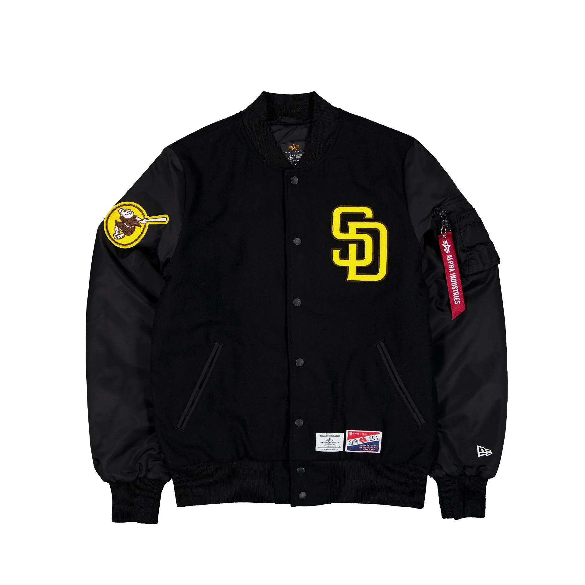 Alpha Industries x San Diego Padres MA-1 Wool Varsity Jacket sold by New Era