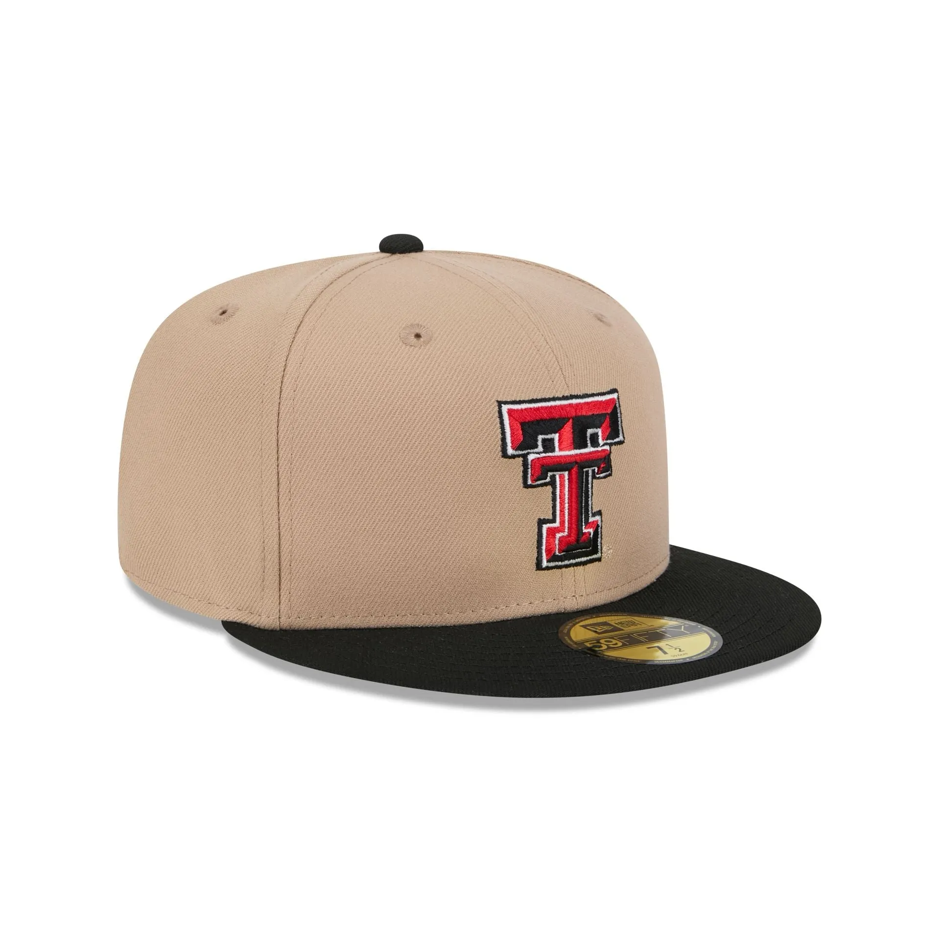 Texas Tech Red Raiders Camel 59FIFTY Fitted Hat sold by New Era product image thumbnail 3