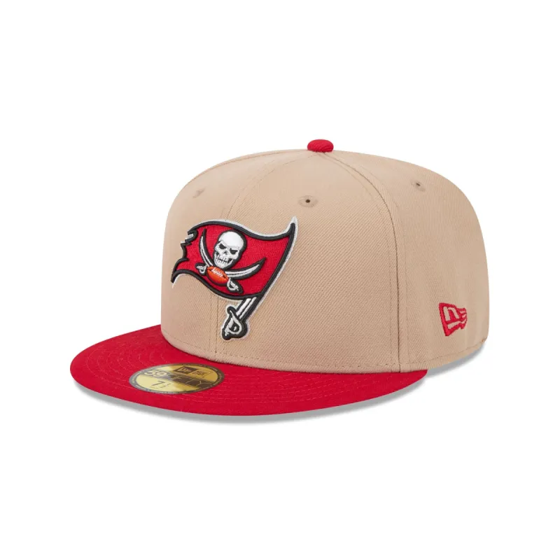 Tampa Bay Buccaneers Camel 59FIFTY Fitted Hat sold by New Era