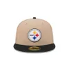Pittsburgh Steelers Camel 59FIFTY Fitted Hat sold by New Era
