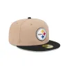 Pittsburgh Steelers Camel 59FIFTY Fitted Hat sold by New Era