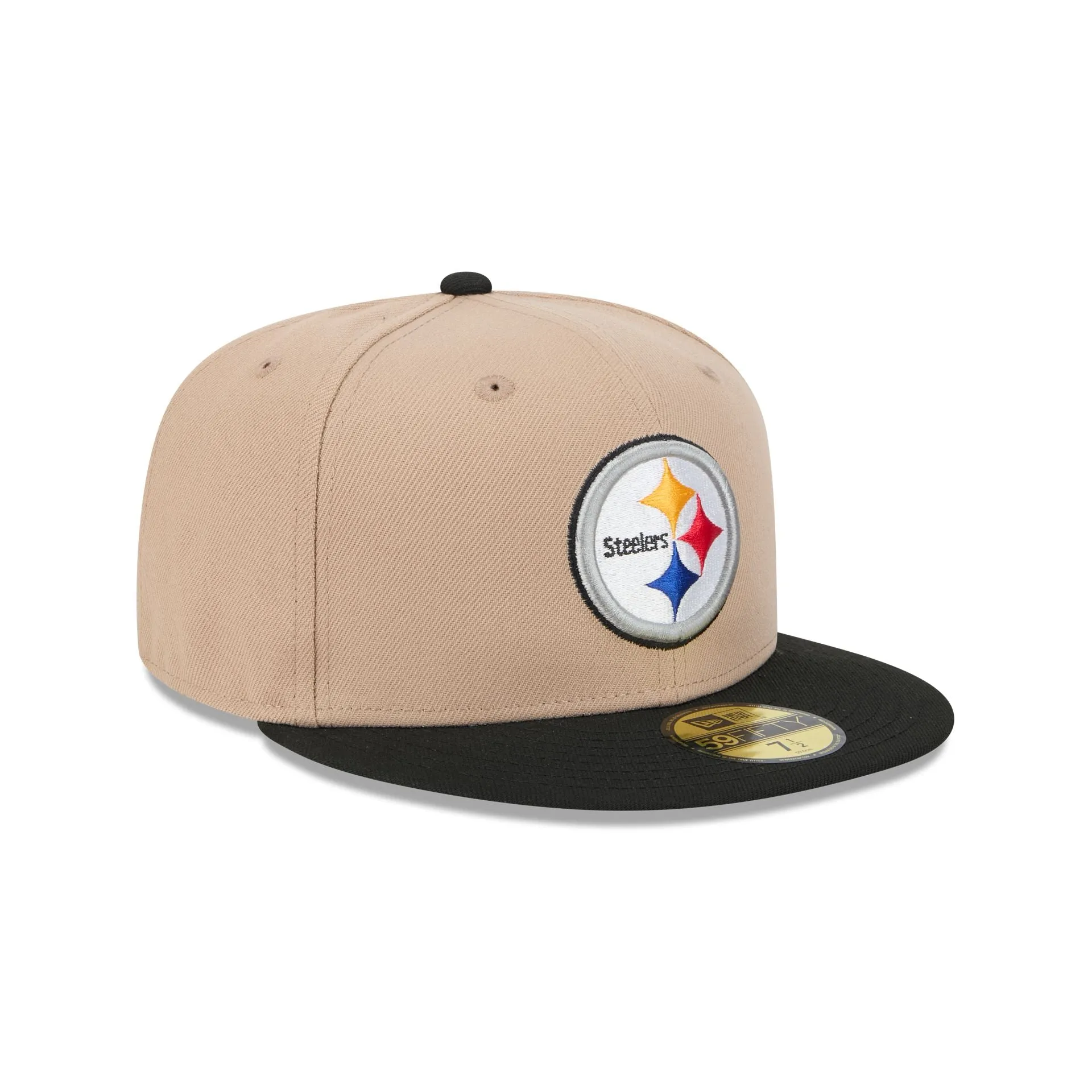Pittsburgh Steelers Camel 59FIFTY Fitted Hat sold by New Era product image thumbnail 3