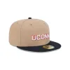 Connecticut Huskies Camel 59FIFTY Fitted Hat sold by New Era
