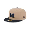 Michigan Wolverines Camel 59FIFTY Fitted Hat sold by New Era