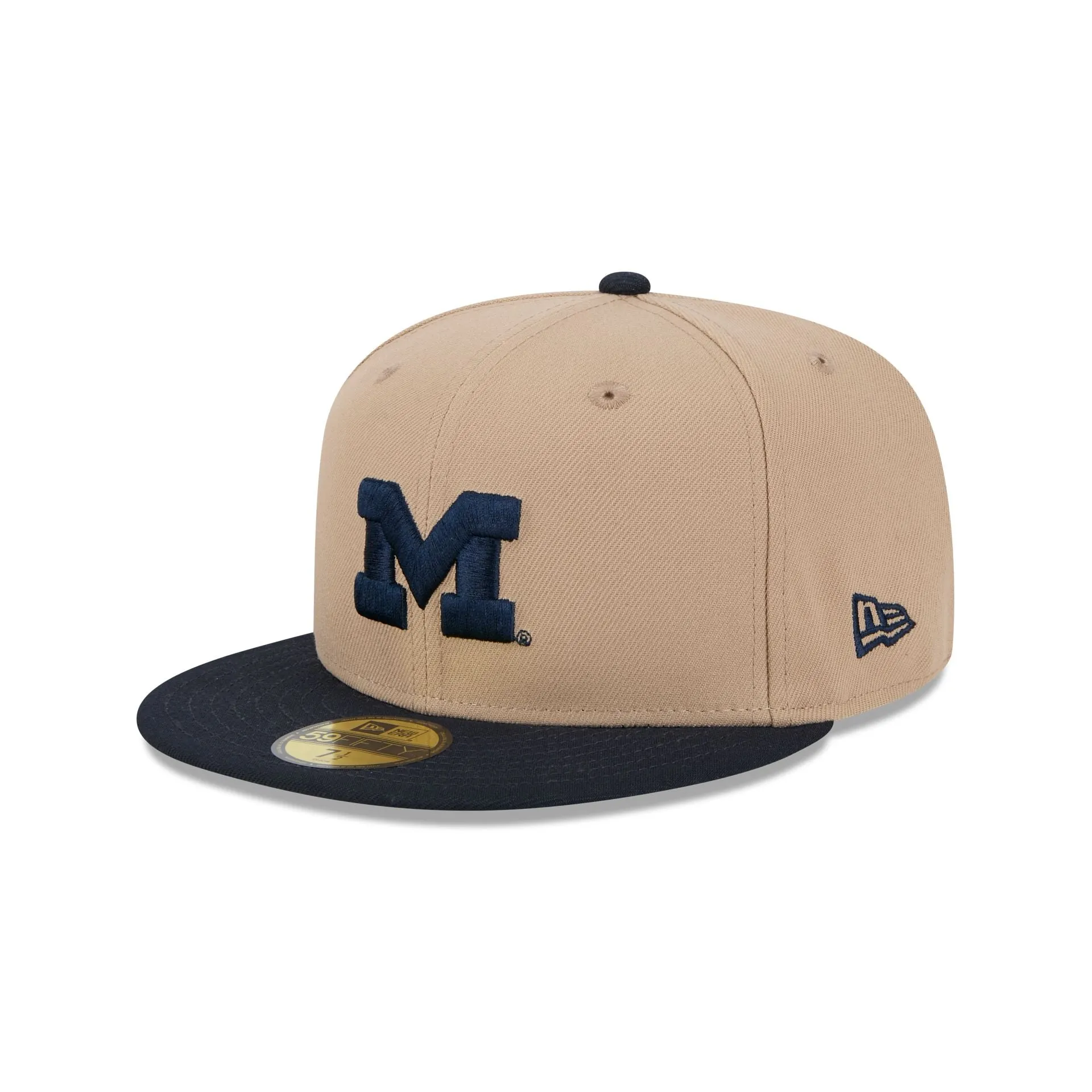 Michigan Wolverines Camel 59FIFTY Fitted Hat sold by New Era