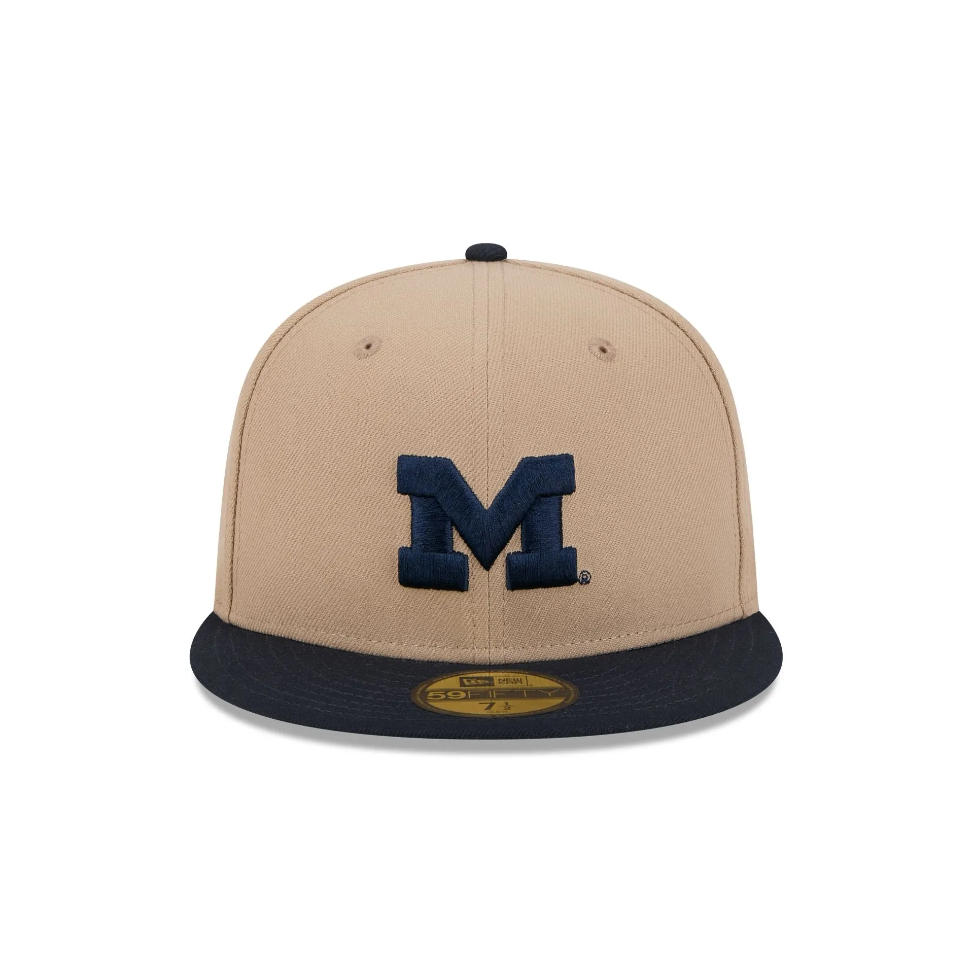 Michigan Wolverines Camel 59FIFTY Fitted Hat sold by New Era product image thumbnail 2