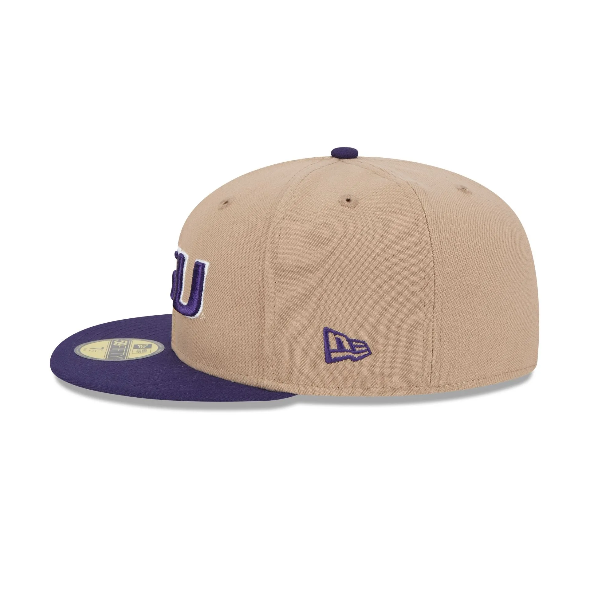 LSU Tigers Camel 59FIFTY Fitted Hat sold by New Era product image thumbnail 4