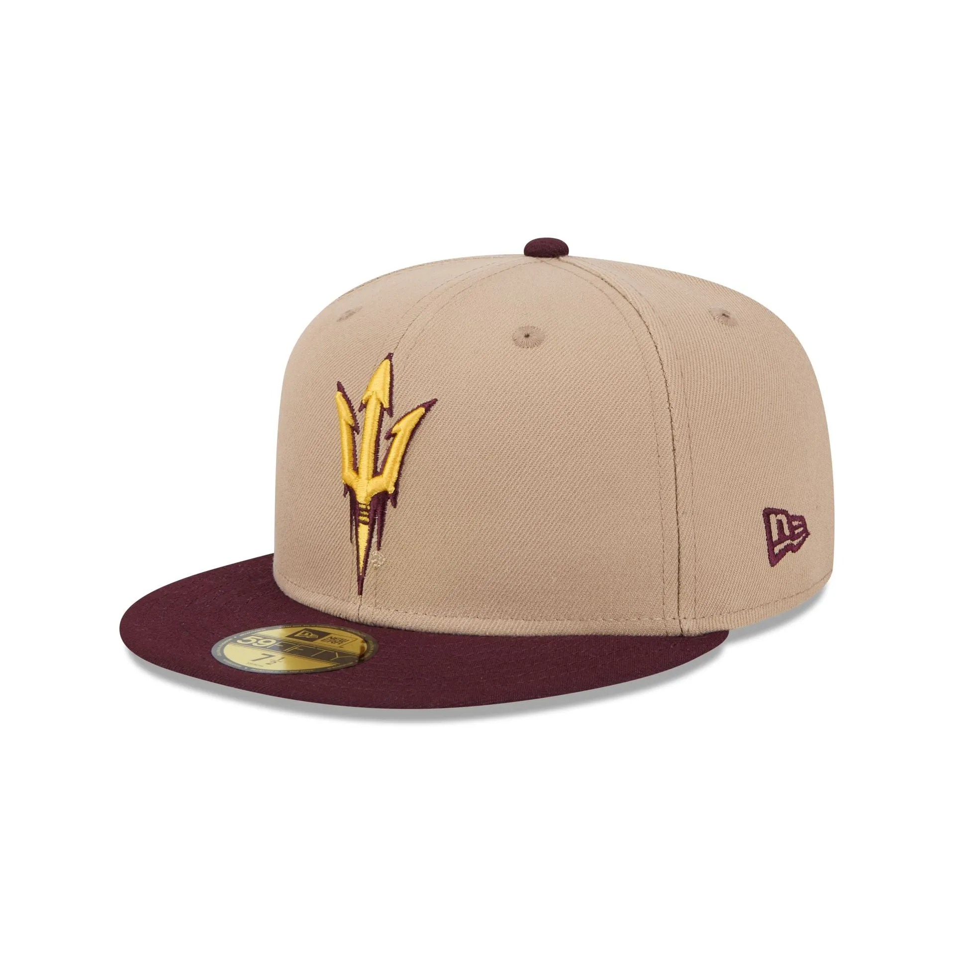Arizona State Sun Devils Camel 59FIFTY Fitted Hat sold by New Era