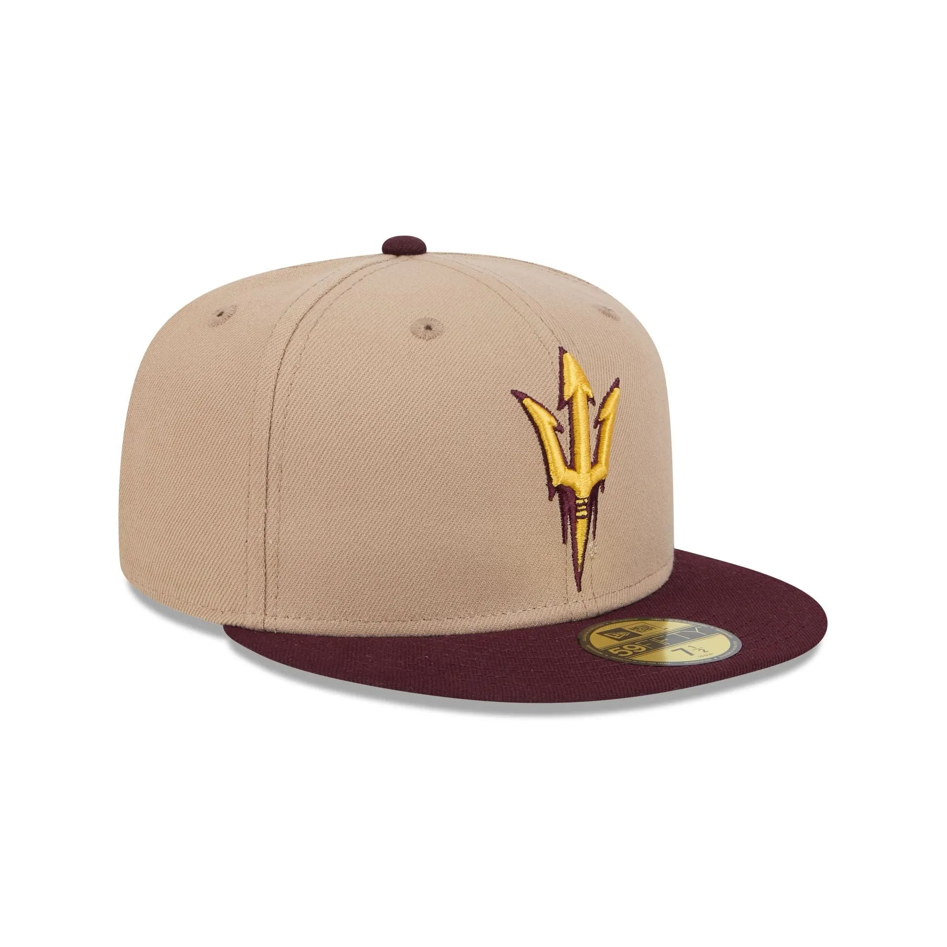 Arizona State Sun Devils Camel 59FIFTY Fitted Hat sold by New Era product image thumbnail 3
