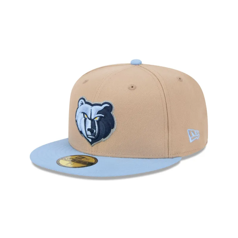 Memphis Grizzlies Camel 59FIFTY Fitted Hat sold by New Era