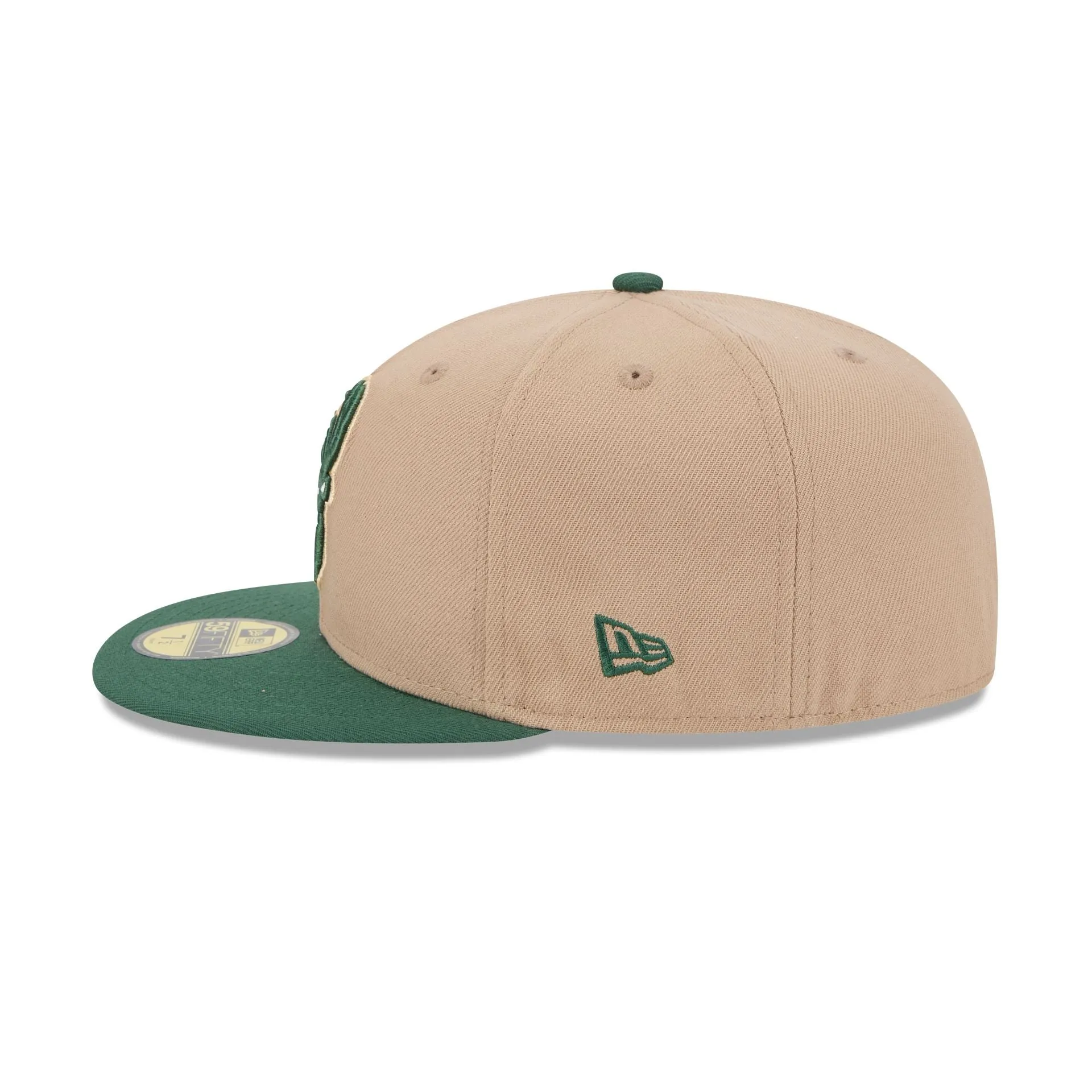 Milwaukee Bucks Camel 59FIFTY Fitted Hat sold by New Era product image thumbnail 5