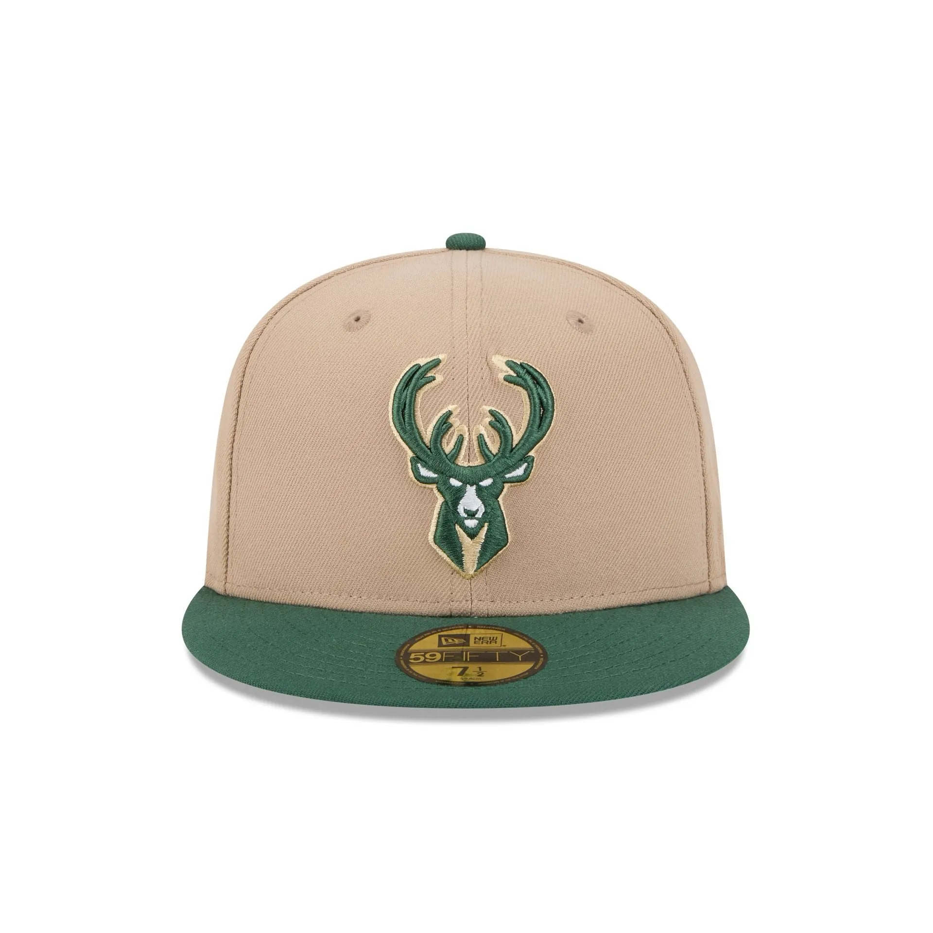 Milwaukee Bucks Camel 59FIFTY Fitted Hat sold by New Era product image thumbnail 3