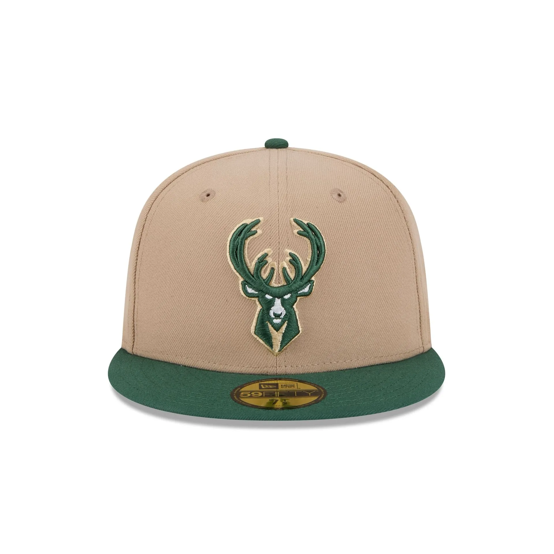 Milwaukee Bucks Camel 59FIFTY Fitted Hat sold by New Era product image thumbnail 2