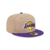 Los Angeles Lakers Camel 59FIFTY Fitted Hat sold by New Era