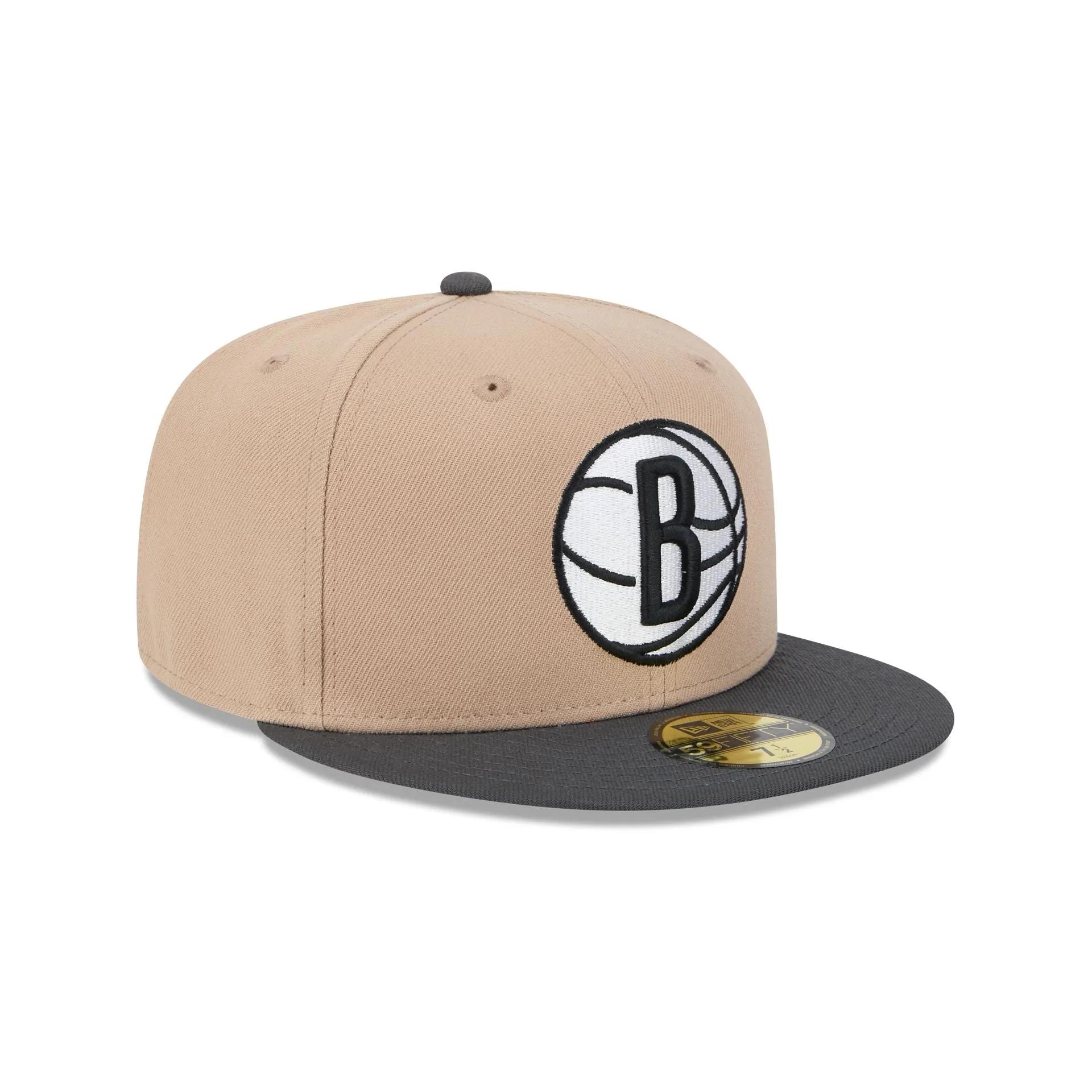 Brooklyn Nets Camel 59FIFTY Fitted Hat sold by New Era product image thumbnail 3