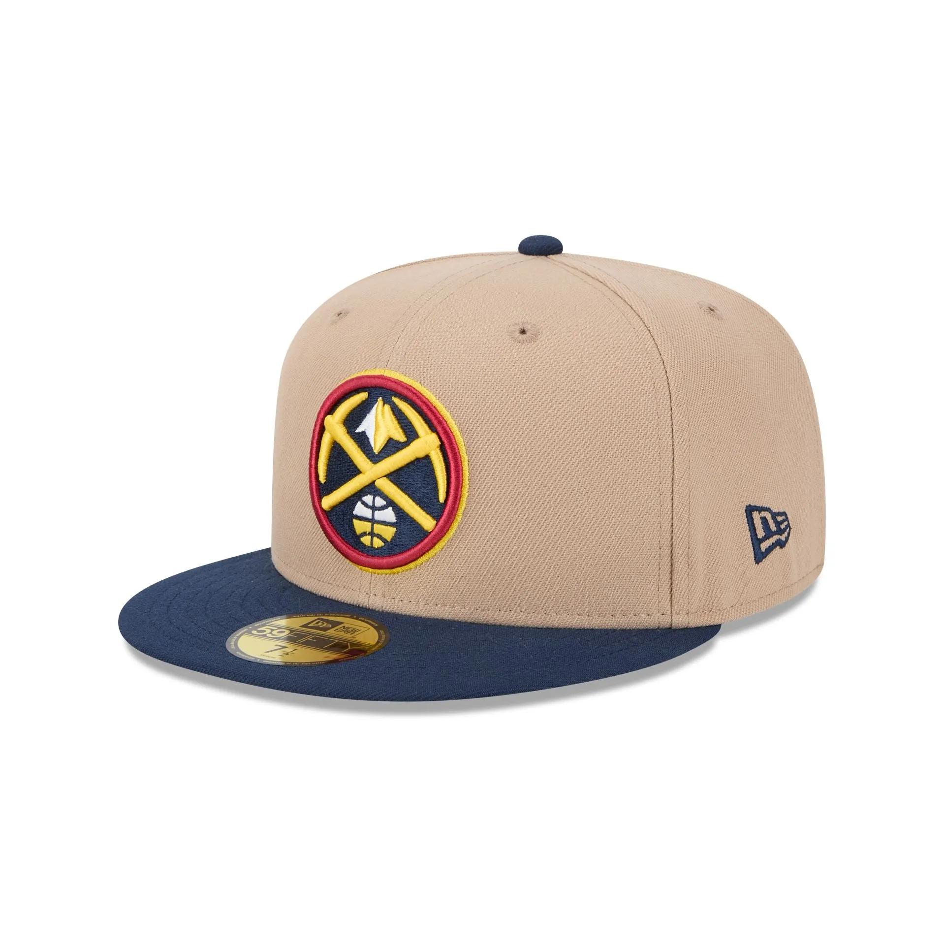 Denver Nuggets Camel 59FIFTY Fitted Hat sold by New Era