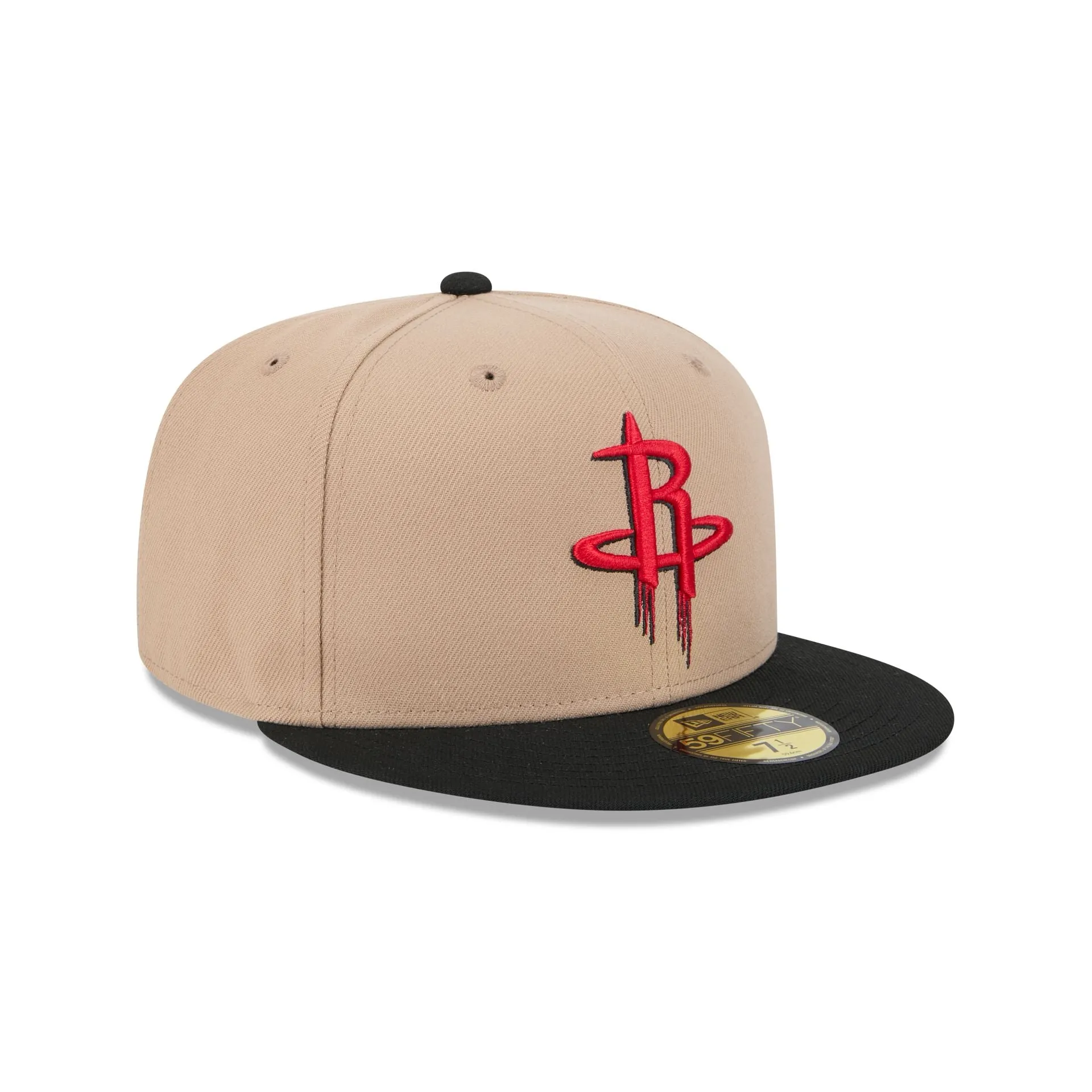 Houston Rockets Camel 59FIFTY Fitted Hat sold by New Era product image thumbnail 3