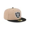 Las Vegas Raiders Camel 59FIFTY Fitted Hat sold by New Era