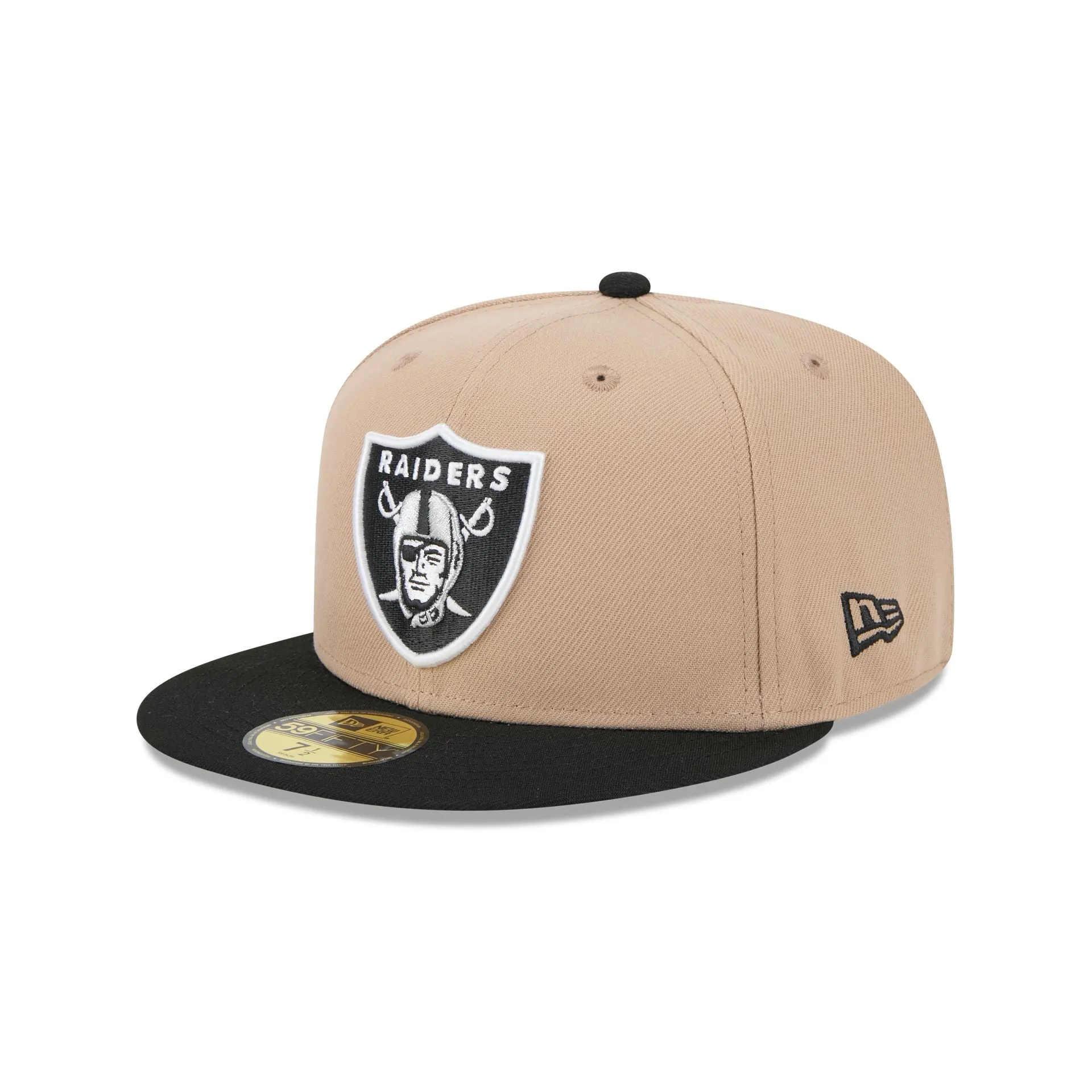 Las Vegas Raiders Camel 59FIFTY Fitted Hat sold by New Era